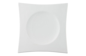 Тарелка для суши квадратная Rosenthal Суоми 20см, фарфор, белая