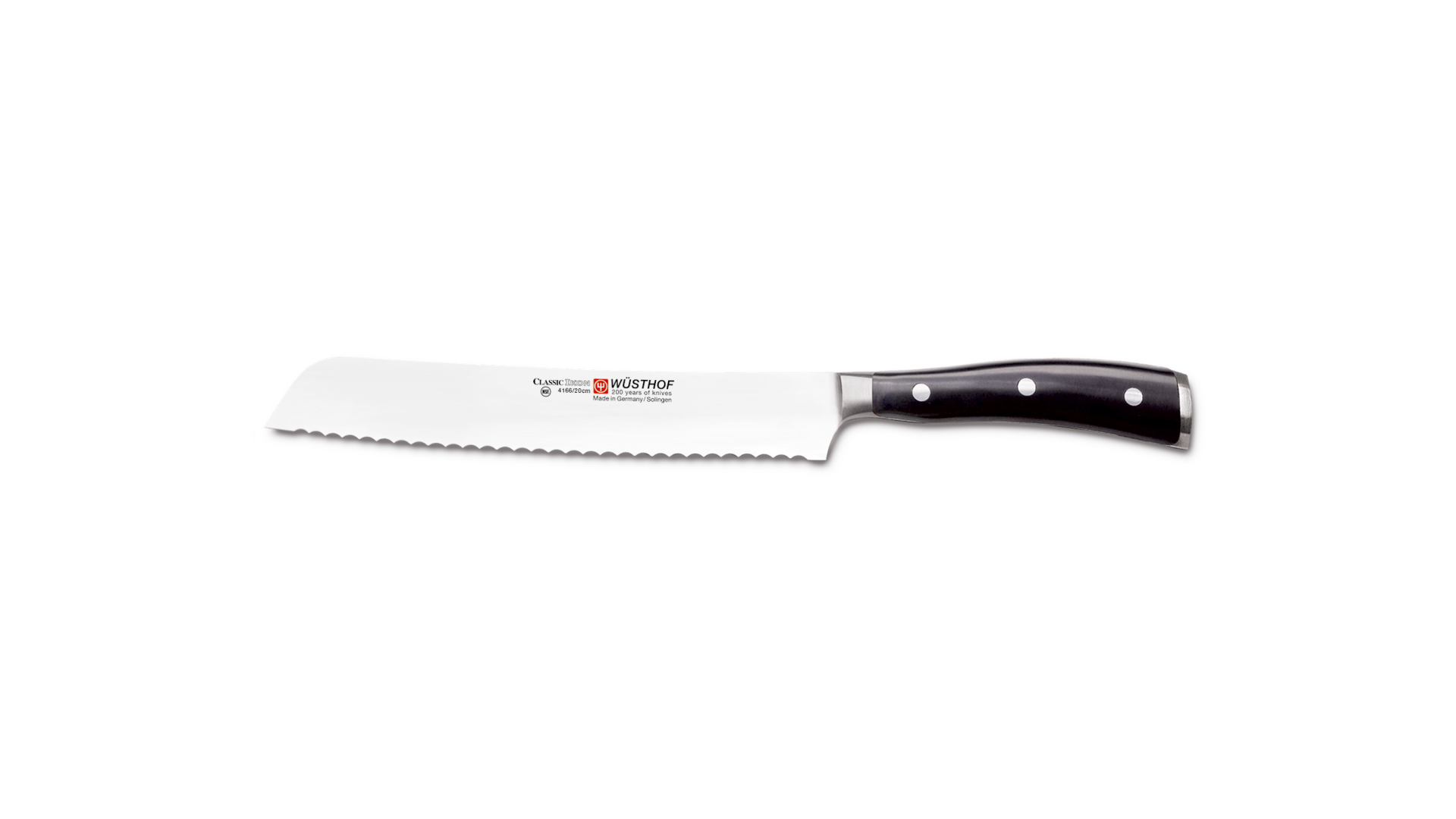 Нож для хлеба Wuesthof Classic Icon 20 см, сталь кованая
