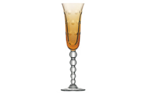 Фужер для шампанского Saint-Louis Капли 100 мл, янтарь
