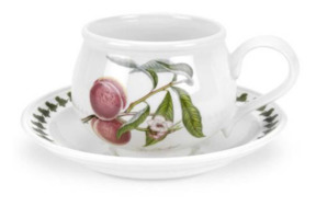 Чашка чайная с блюдцем Portmeirion Помона.Персик 200 мл