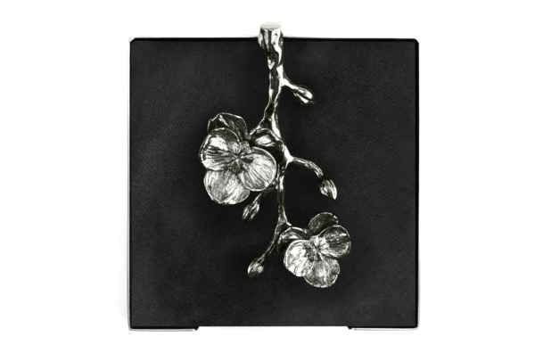 Подставка для салфеток Michael Aram Чёрная орхидея 13 см