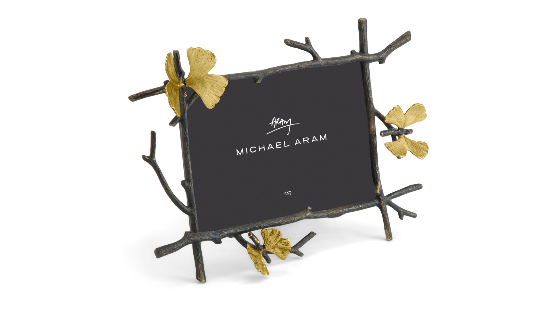 Рамка для фото Michael Aram Бабочки гинкго 13х18 см, сталь нержавеющая