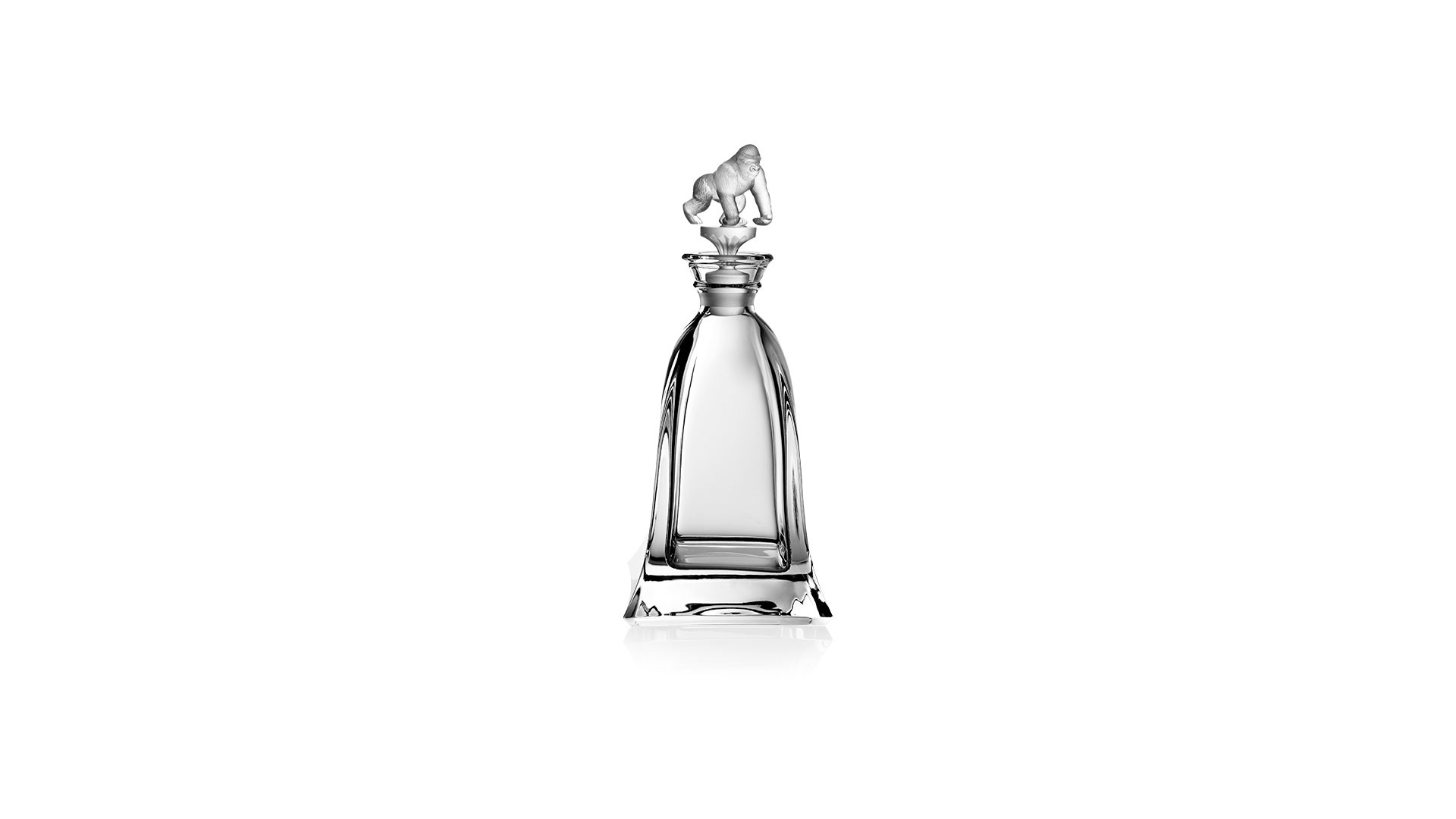 Графин Cristal de Paris для виски Горилла 1л, сатин