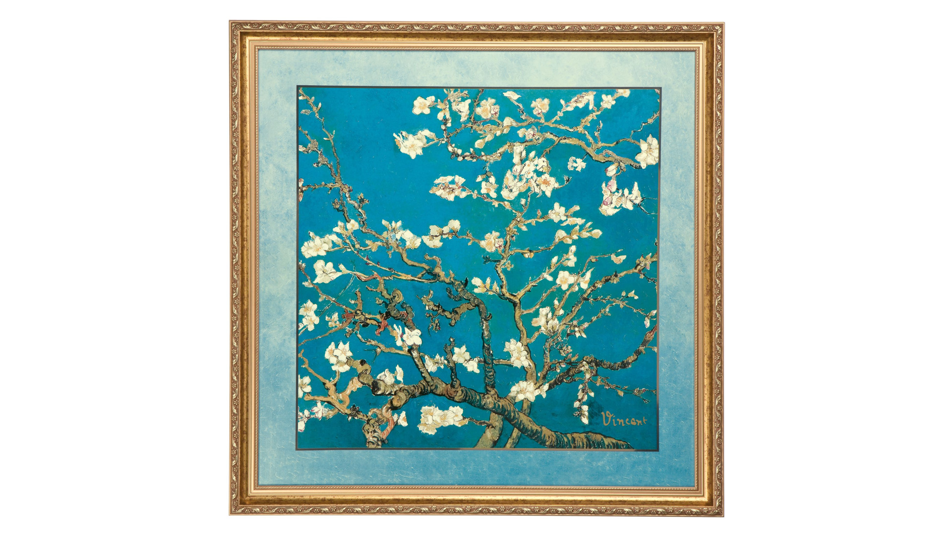 Картина Goebel Миндальное дерево 68х68 см, фарфор твердый