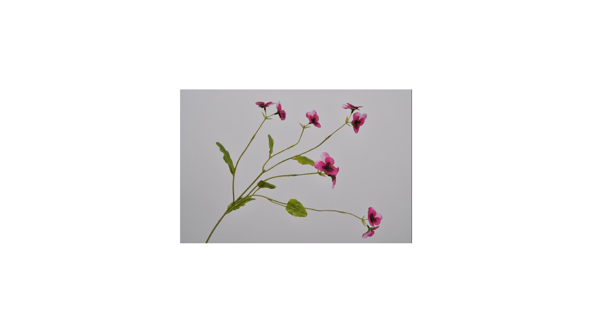 Цветок искусственный Silk-ka "Анютины глазки" 68см (лиловый)