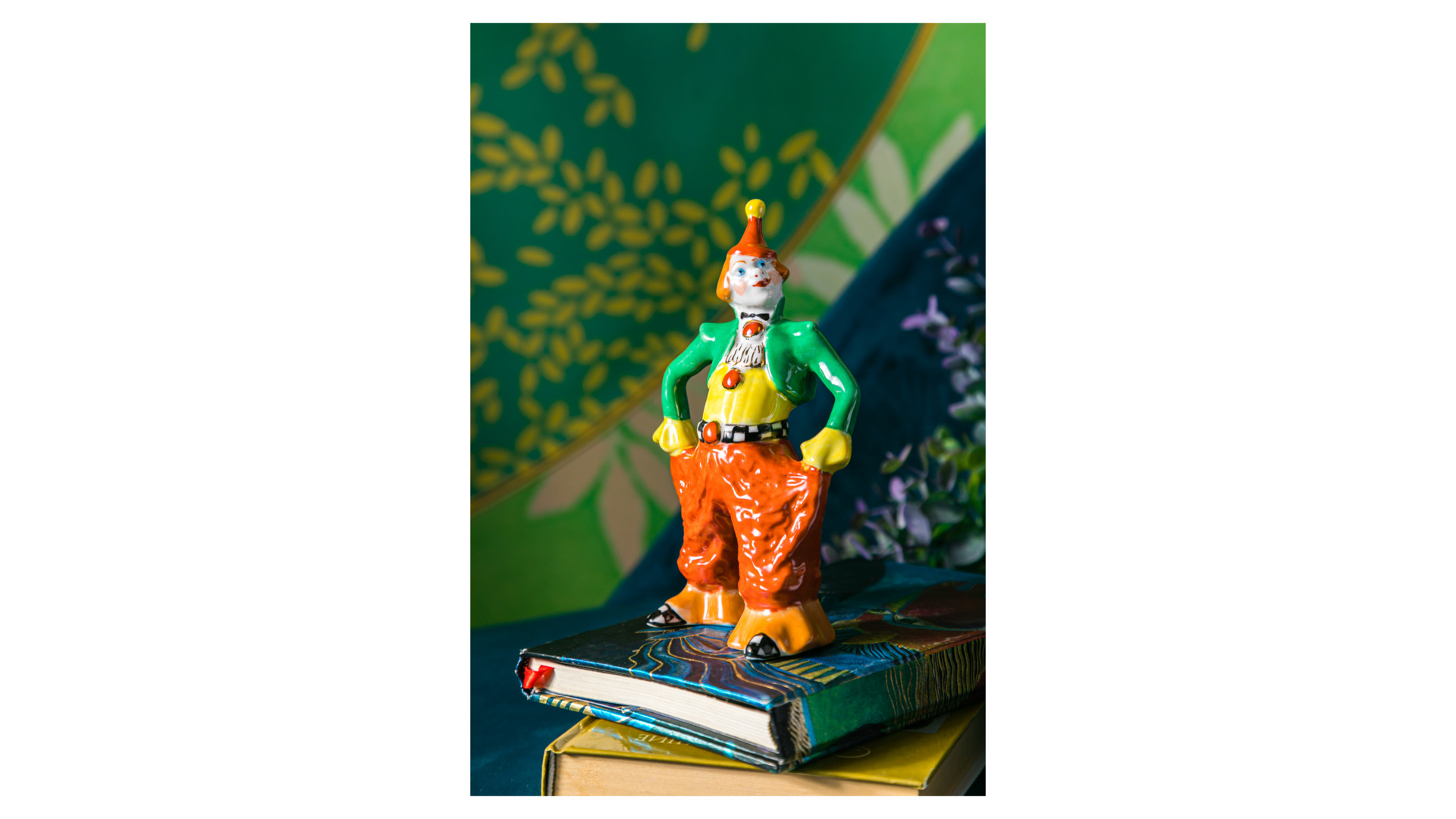 Фигурка Франц Гарднер в Вербилках Клоун 16 см, фарфор твердый