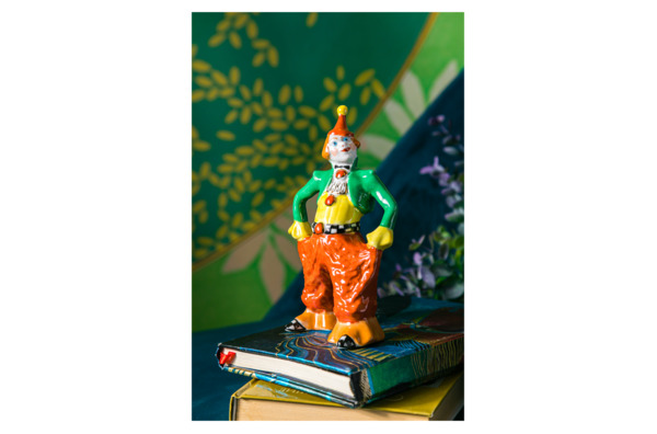 Фигурка Франц Гарднер в Вербилках Клоун 16 см, фарфор твердый