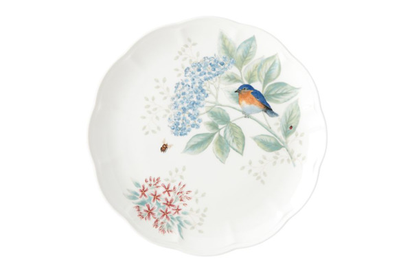 Сервиз чайно-столовый Lenox Бабочки на лугу.Птицы.Синяя птица на 1 персону 4 предмета