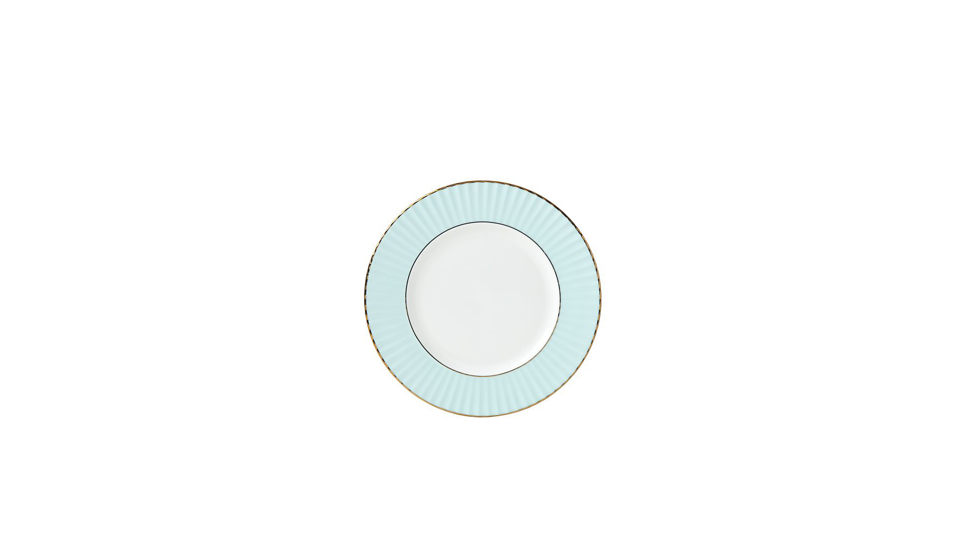 Сервиз чайно-столовый Lenox Цветное плиссе на 1 персону 4 предмета, бирюзовая