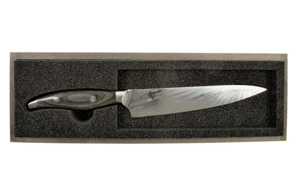 Нож кухонный KAI Шан Нагарэ 15 см, дамасская сталь 72 слоя