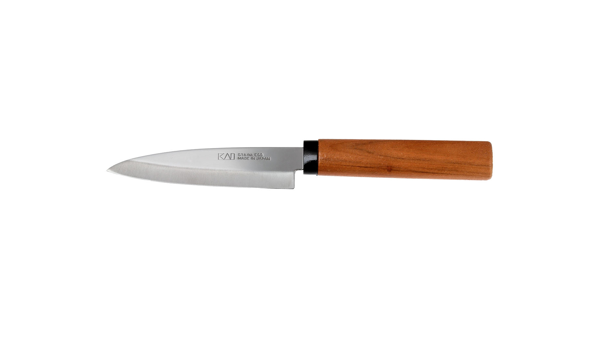 Нож для чистки овощей и фруктов KAI 12 см с защитным чехлом