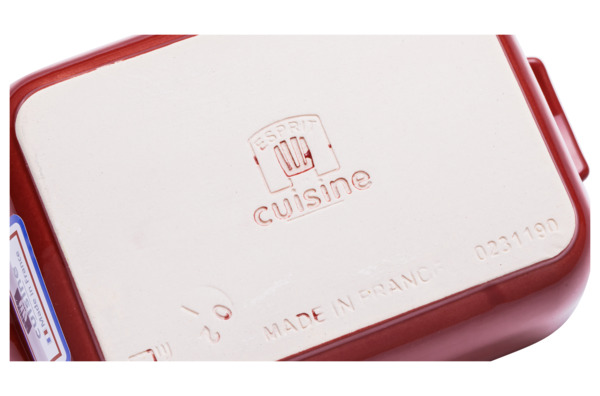 Форма для запекания прямоугольная Esprit de cuisine 40,5x27 см, 5,3 л, керамика, малиновая