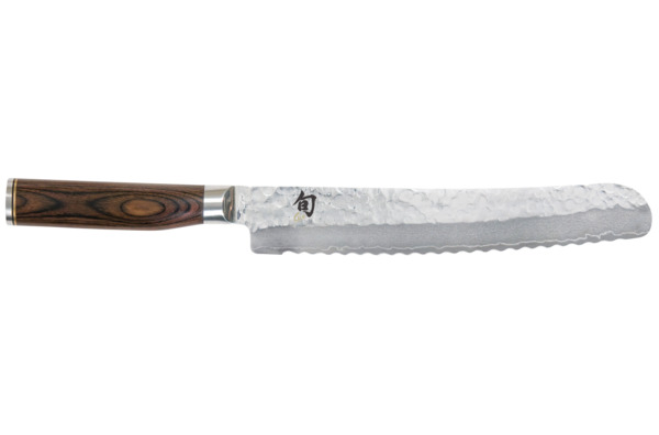 Нож для хлеба KAI Шан Премьер 23см, ручка дерева пакка