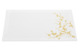 Набор салфеток Weissfee Блум 35х50 см, 6 шт, хлопок, белый, золотистая вышивка