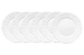 Набор тарелок закусочных Noritake Шер Бланк 21,5 см, фарфор, 6 шт