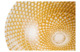 Салатник порционный Akcam Вирджиния Алмаз 15 см, стекло, золотой