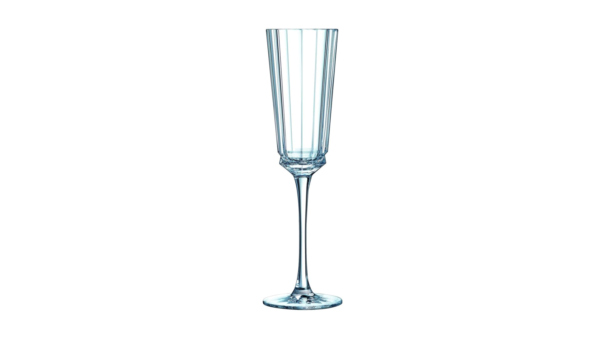 Набор бокалов для шампанского Cristal D'arques Macassar 170 мл, 6 шт, стекло хрустальное