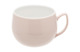 Чашка для завтрака с блюдцем Degrenne Salam 420 мл, фарфор, розовая