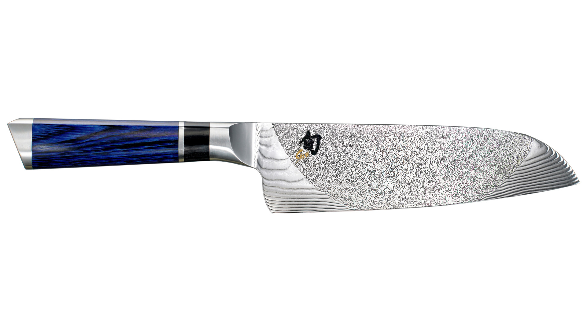 Нож поварской Сантоку KAI Шан Энгецу 18 см, дамасская сталь, 71 слой, лимитированный выпуск