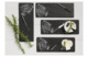 Набор сервировочных досок с ножами The Just Slate Company Тигр 29x11 см, 4 шт, п/к