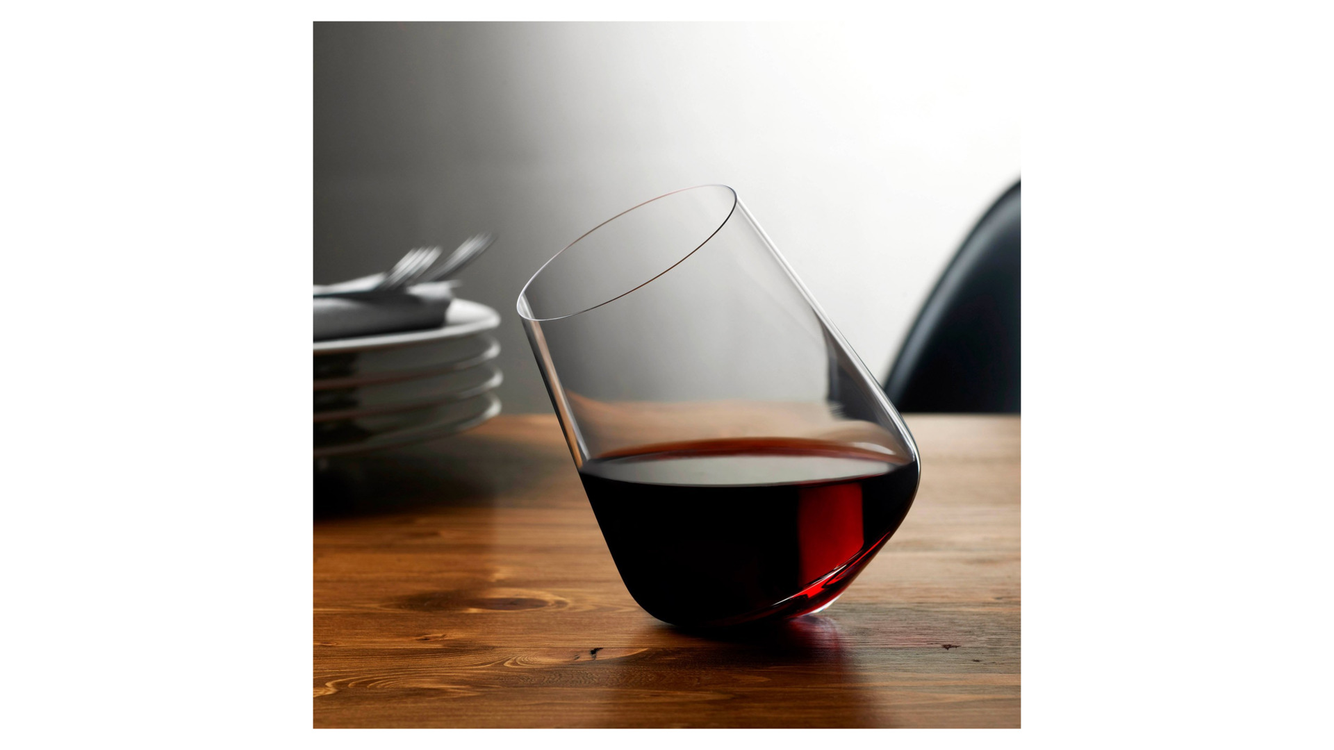 Набор бокалов для красного вина Nude Glass Баланс 350 мл, 2 шт, стекло хрустальное