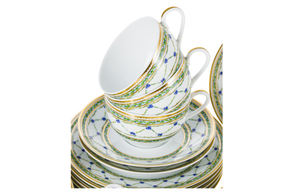 Сервиз чайный Raynaud Аллея дю Руа на 6 персон 21 предмет, фарфор
