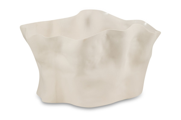 Ваза Levadnaja Ceramics Кассиопея 25 см, фаянс, белый