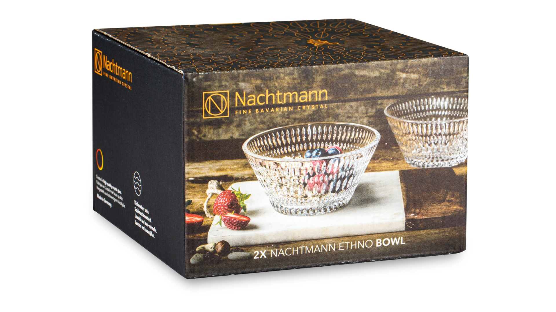 Набор салатников Nachtmann ETHNO 16,5 см, 2 шт, стекло хрустальное, п/к