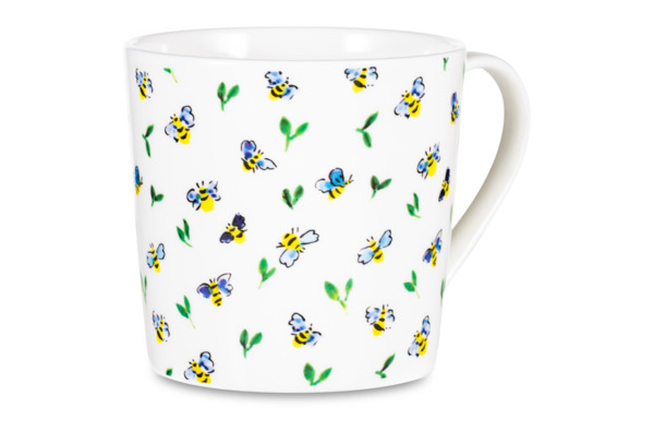 Кружка Just Mugs Dorset Милые жучки Пчелки 400 мл, фарфор костяной