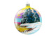 Игрушка елочная шар Bartosh Зимние пейзажи №3, 10 см, стекло, п/к