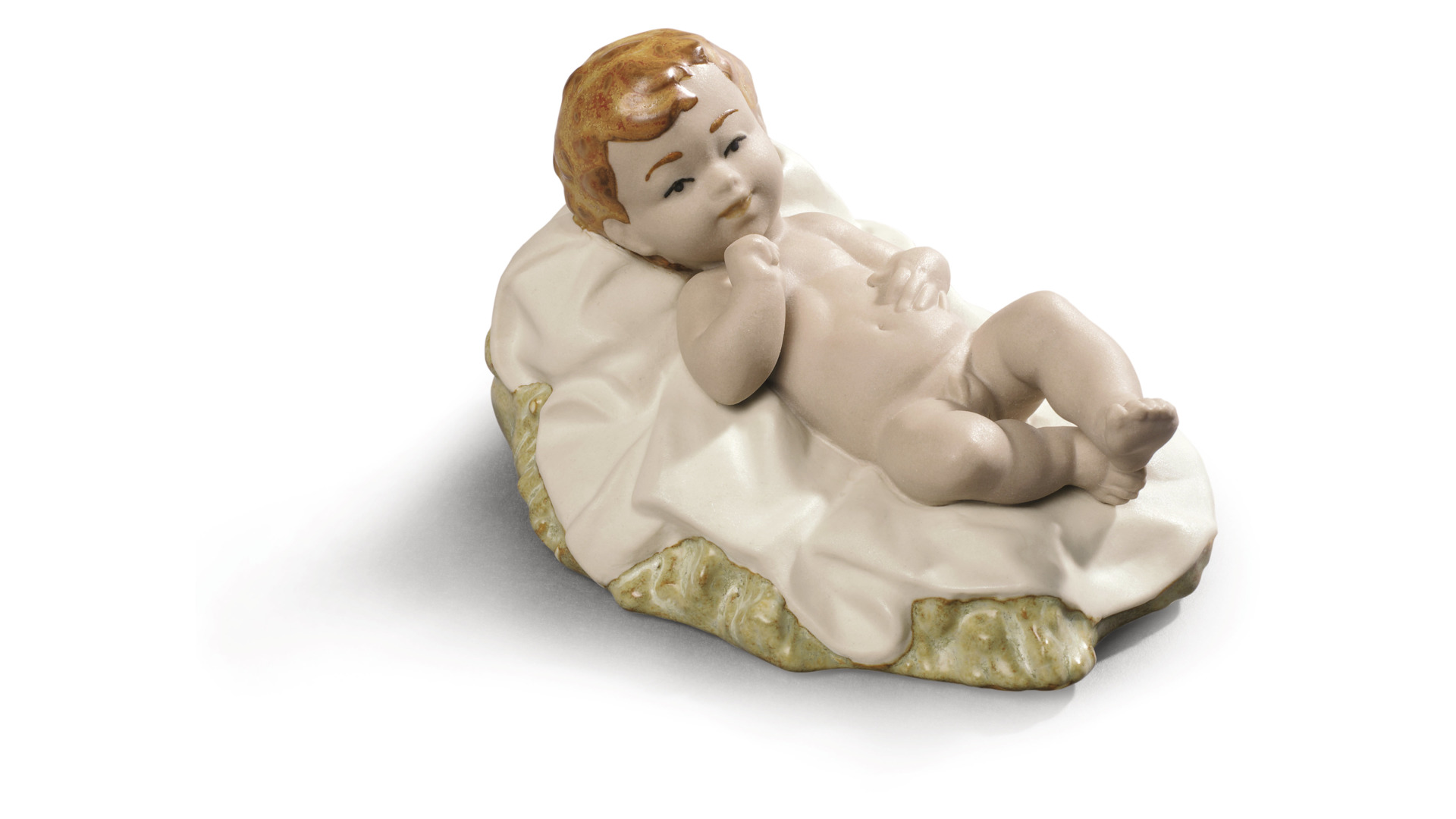 Фигурка NAO Младенец Христос 6х10х7 см, фарфор