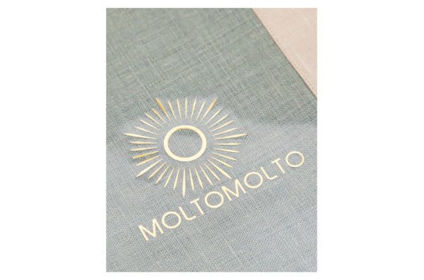 Дорожка для стола с рамкой Moltomolto Элегия 140х50 см, лен, оливковый с бежевым, п/к