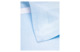 Дорожка для стола с рамкой Moltomolto Элегия 140х50 см, голубой с белым, лен, п/к