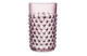 Набор стаканов для воды Klimchi Гвоздь 200 мл, 2 шт, богемское стекло, розовый