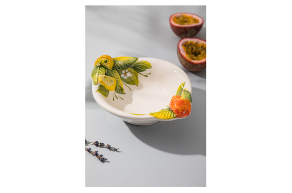 Салатник порционный Edelweiss Лимоны и апельсины 13 см, керамика