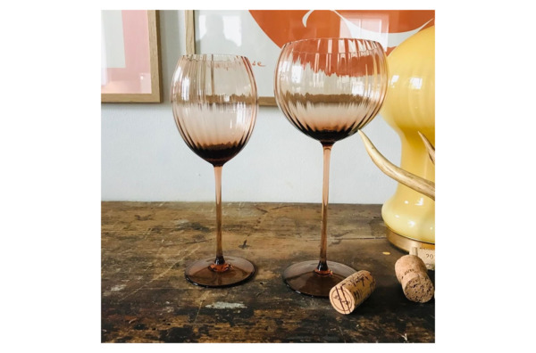 Набор бокалов для белого вина Anna Von Lipa Лион 380 мл, 2 шт, стекло хрустальное, кофейный