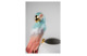 Ваза Lladro Попугай красный 56х29х24 см, фарфор