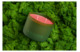 Свеча ароматическая КАК СОЛНЦЕ Анна Андржиевская Газон у обочины 700 мл, зеленая с красным, п/к