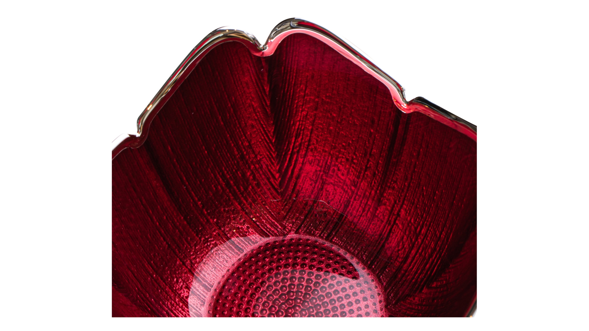 Чаша Argenesi Tulipano 22х10 см, бледно-розовая, стекло