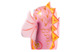 Сувенир Хохломская роспись Матрешка Дракон 19х20 см, дерево, розовый