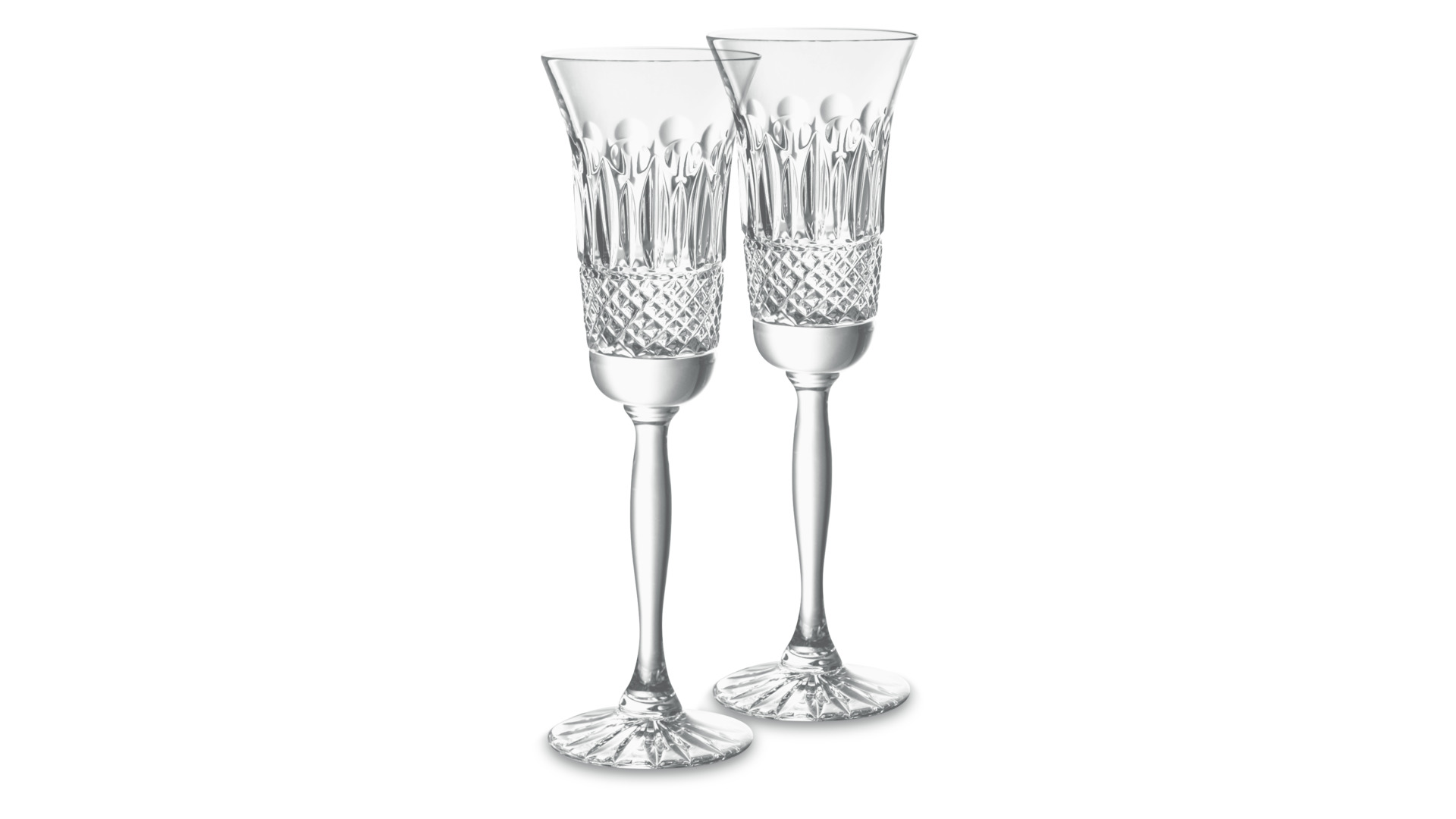 Набор бокалов для шампанского Decor de table Париж 120 мл, 2 шт, хрусталь
