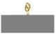 Брелок Bernes Дракон Дельфи 5 см, латунь, золотой, п/к