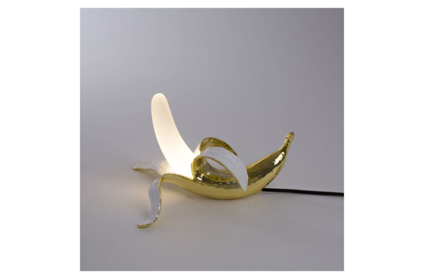 Светильник Seletti Банан 33х23,5 h19 см, смола, золотой