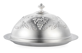 Масленка Мстерский ювелир Виноградная лоза 472 г, серебро 925