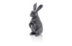 Статуэтка Cluev Decor Кролик большой 14,5х12,5х32 см 1042,51 г, серебро 925, 76 бриллинатов, п/к