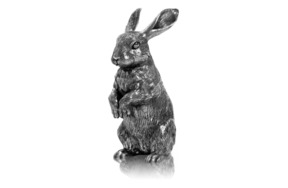 Статуэтка Cluev Decor Кролик малый 4х5,3х10 см 216,25 г, серебро 925, п/к