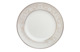Тарелка закусочная Noritake Монтвейл Платиновый кант 21 см, фарфор костяной