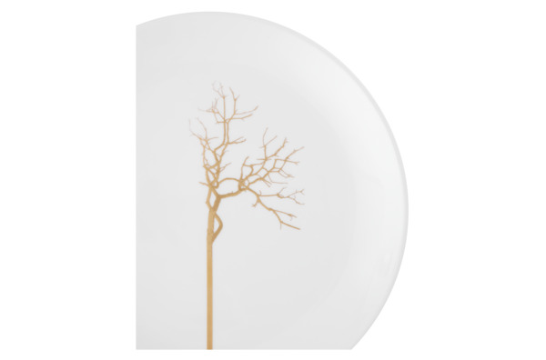 Тарелка обеденная Dibbern Золотой лес 28 см, фарфор костяной