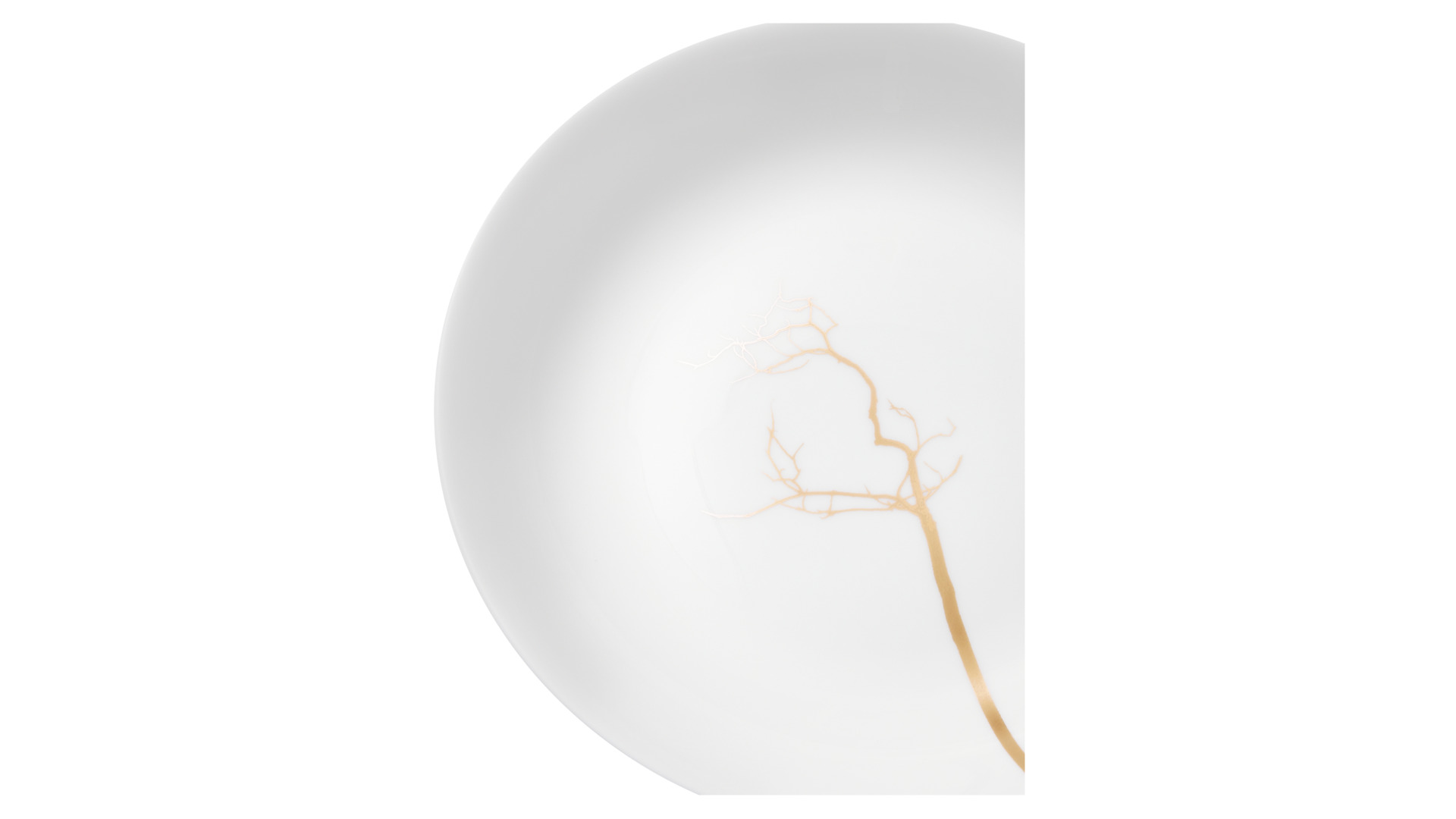 Тарелка суповая Dibbern Золотой лес 22,5 см, фарфор костяной