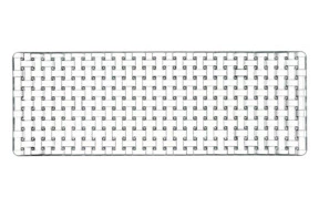 Блюдо прямоугольное Nachtmann Bossa Nova 42х15 см, хрусталь бессвинцовый